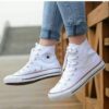 Branded All Star White High Ankle Sneakers