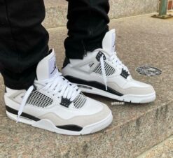 Branded AIR RETRO 4 Military Black