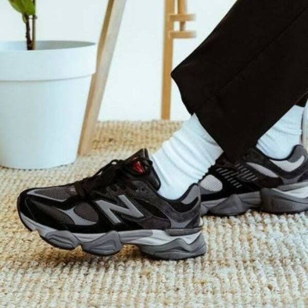Branded NB 9060 Black Grey For Mens