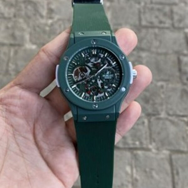 Hublot Skeleton Green.
