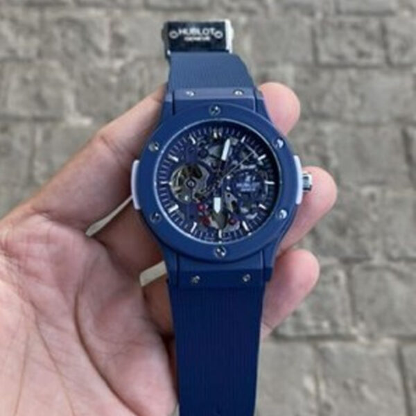 Hublot Skeleton Royal Blue.