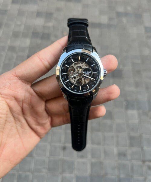 TISSOT 1853 AUTOMATIC PRIMIUM QUILTY LEATHER WATCH