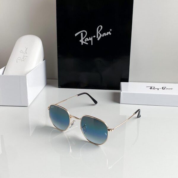 Rayban gold blue shade 3548