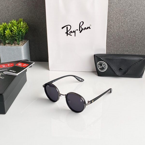 Rayban gun black 3675