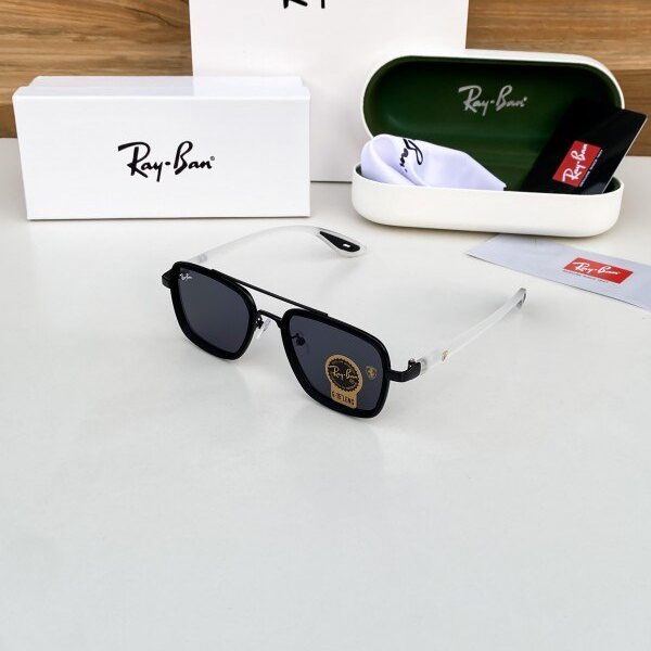 Rayban06 white black
