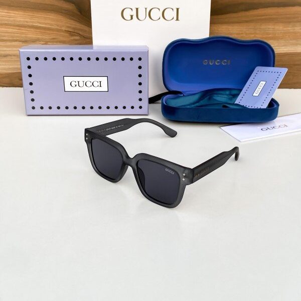 Gucci Grey Black 53 Sunglasses
