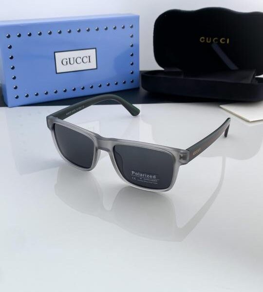 Gucci Grey Black 83123 Sunglasses