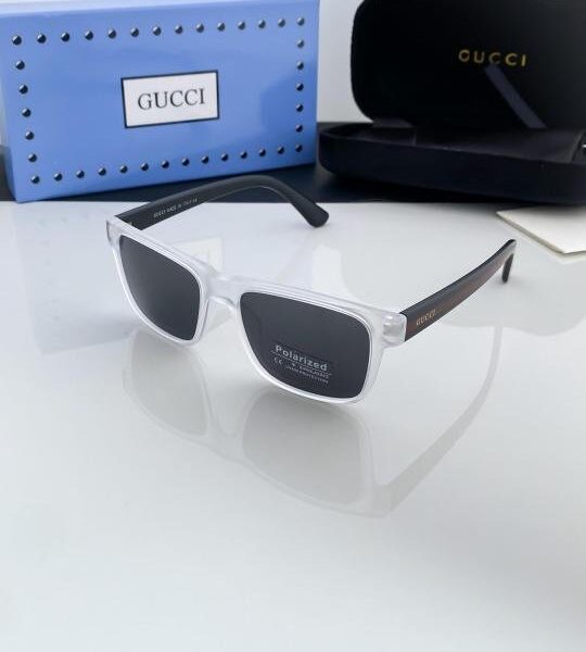 Gucci White Black 83123 Sunglasses