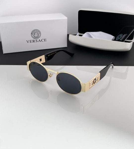Versace Gold Black 8016 Sunglasses