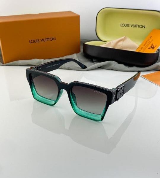 Louis Vuitton Black Blue 65N Sunglasses