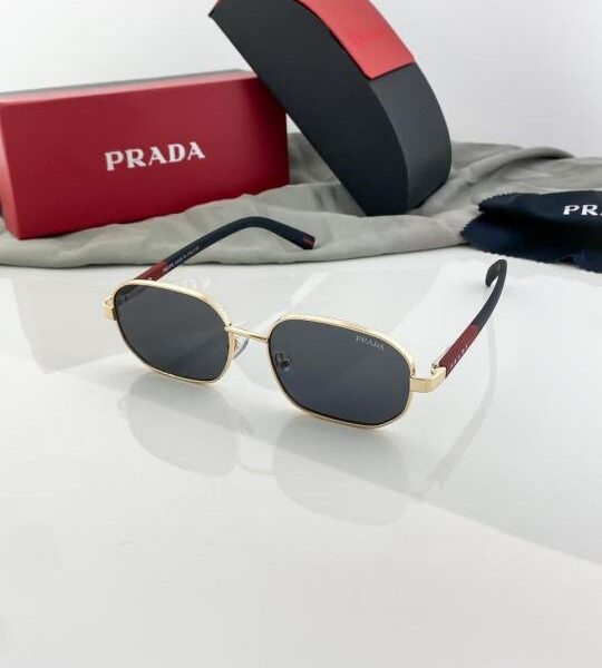 Prada Gold Black 996 Sunglasses